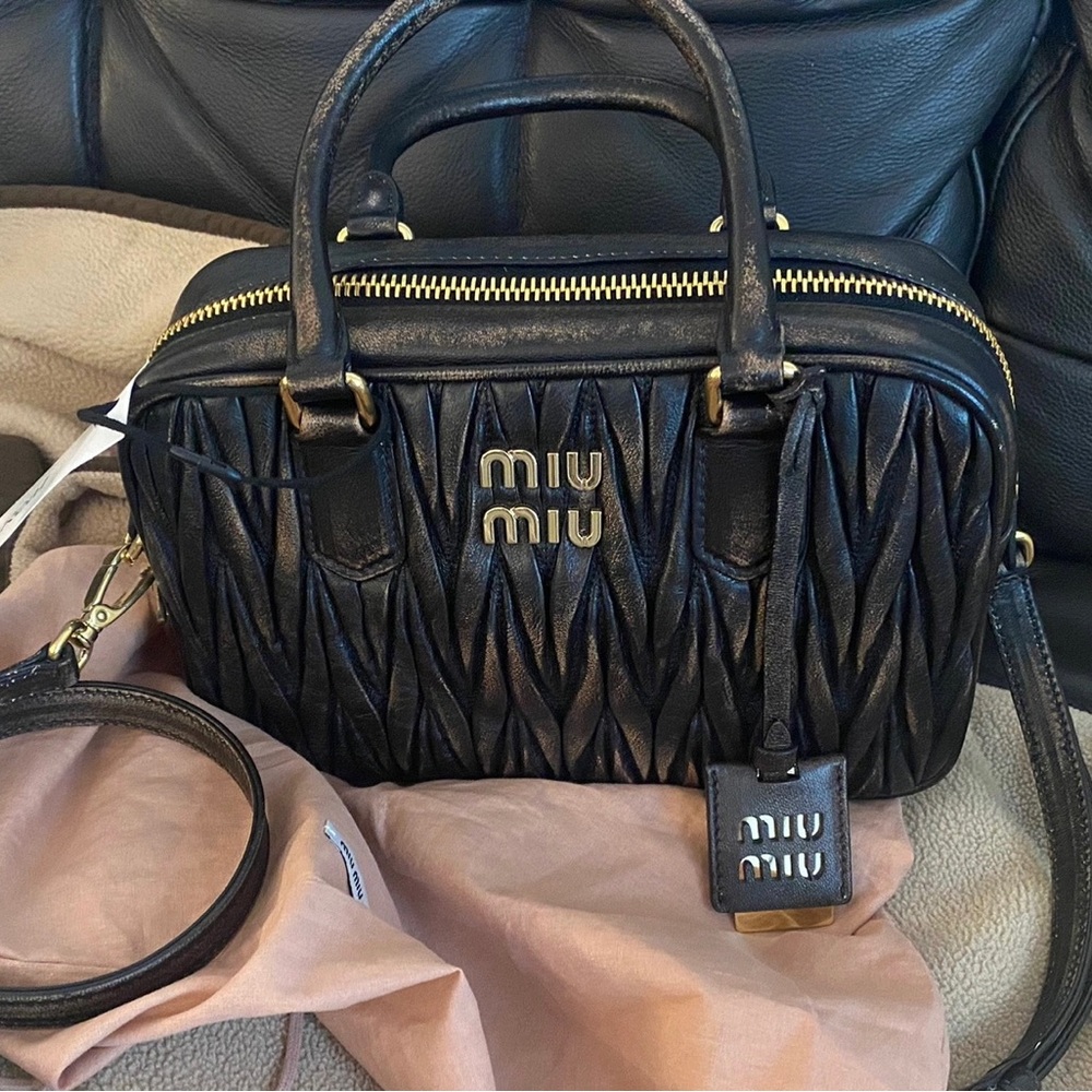 miu miu arcadie bag, like new